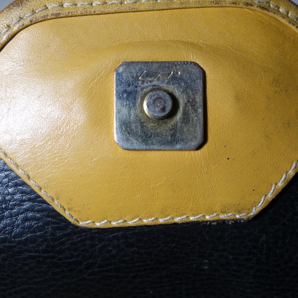 Vtg 1980’s Fendi FF Zucca Coated Canvas & Leather Monogram Envelope Clutch Bag - Picture 13 of 16